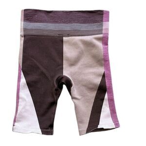 Nike Brown & Purple Colorblock Biking Skorts